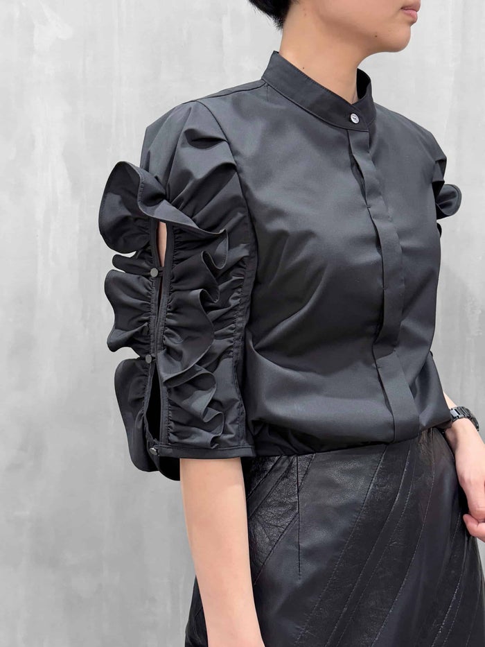 FORFORMO(フォルフォルモ)|Frill Sleeve Shirt|726307