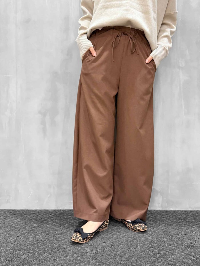 trois(トロワ)|ウェザークロス バレルパンツ|T266-87002