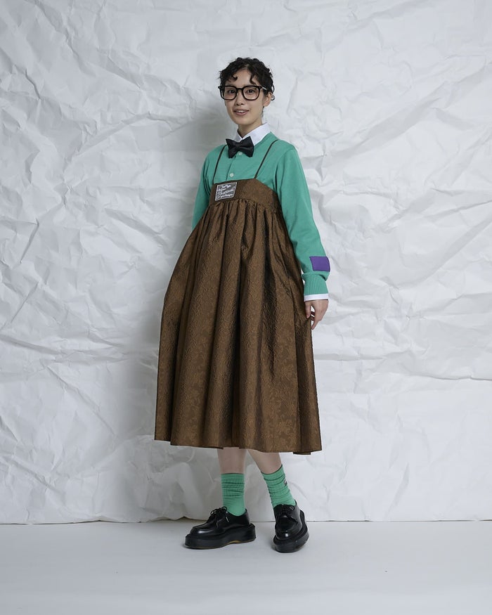 THOMAS MAGPIE(トーマスマグパイ)|Flower Jacquared Dress|2271402