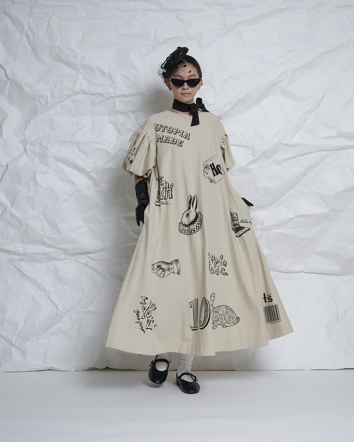 THOMAS MAGPIE(トーマスマグパイ)|Original PRINT Dress|2271403