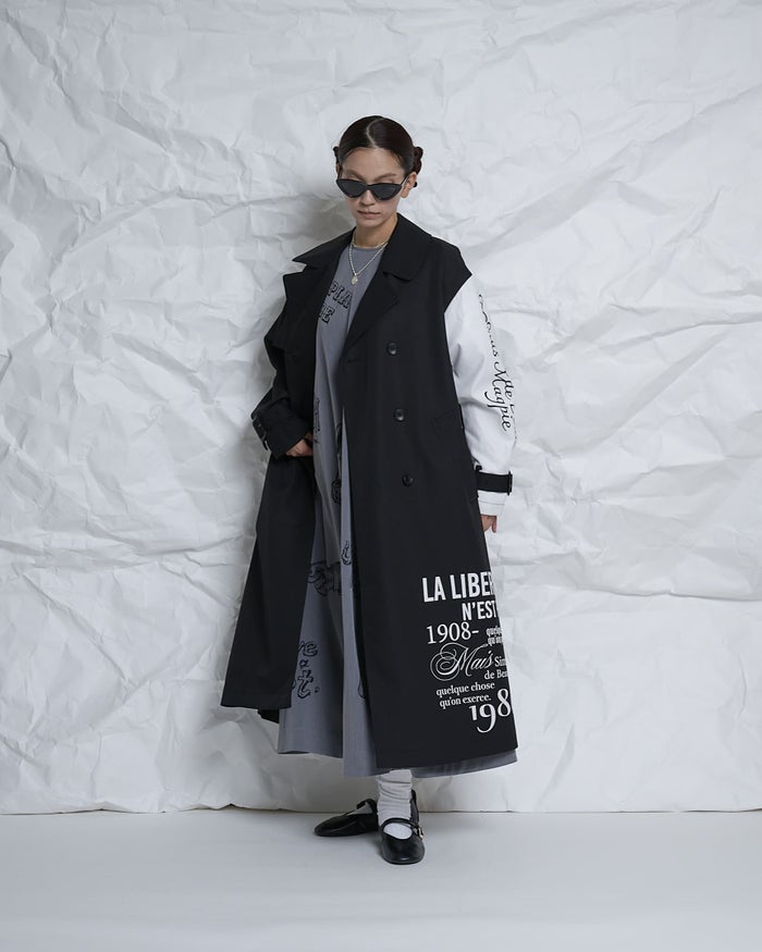 THOMAS MAGPIE(トーマスマグパイ)|T/R Chambray Long Coat|2264233