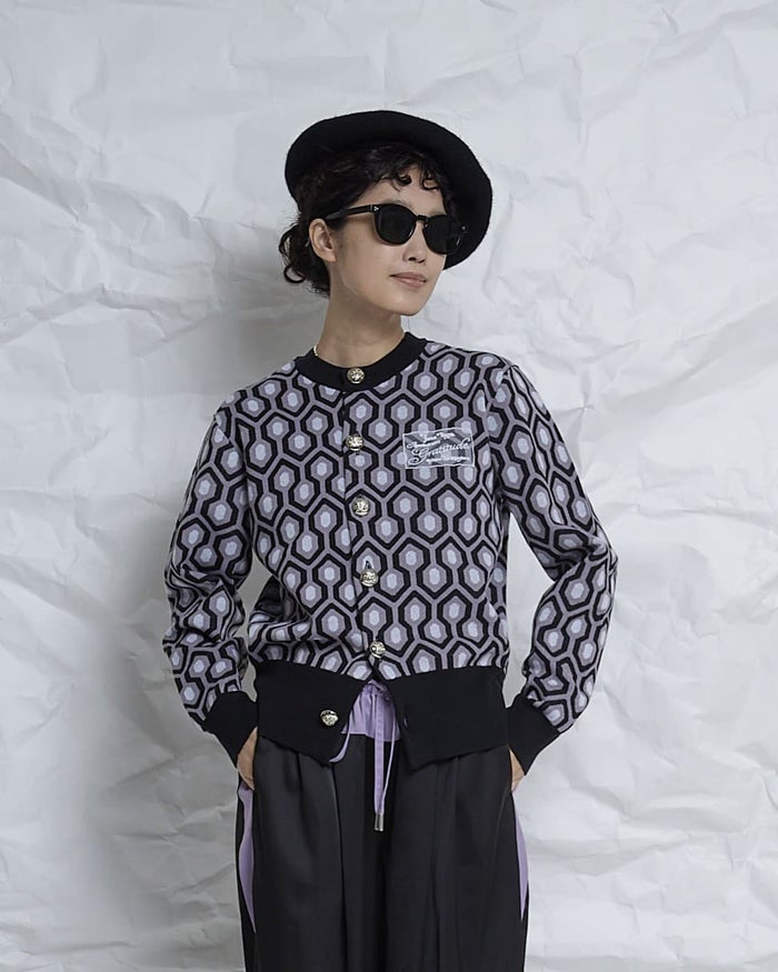 THOMAS MAGPIE(トーマスマグパイ)|14GW Jacquard Cardigan|2271701