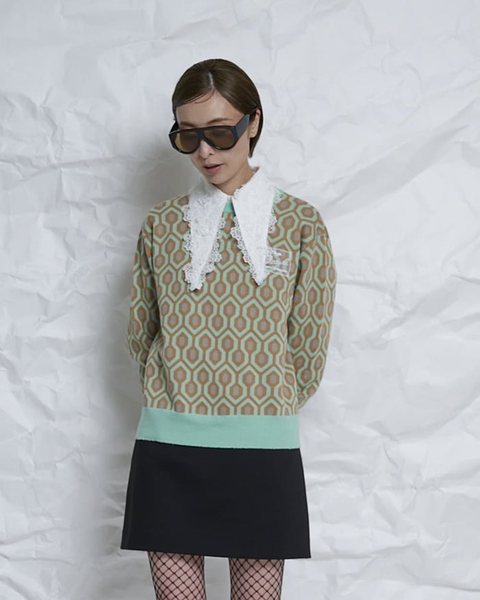 THOMAS MAGPIE(トーマスマグパイ)|14GW Jacquard Knit Tops|2271702