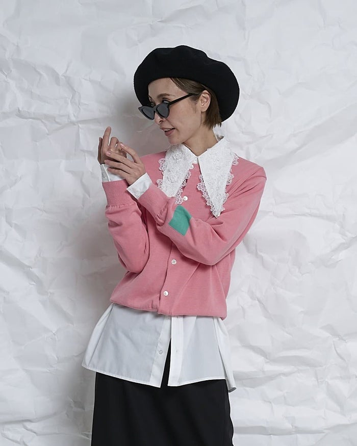 THOMAS MAGPIE(トーマスマグパイ)|12G Plain Stitch Cardigan|2271705