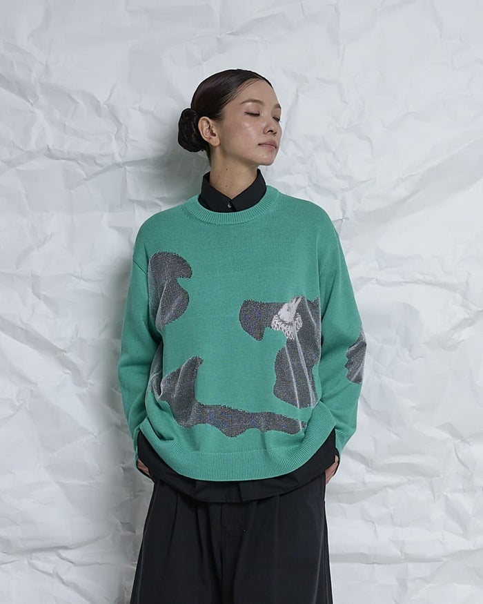 THOMAS MAGPIE(トーマスマグパイ)|7G Plain Knit&Intarsia Tops|2271706