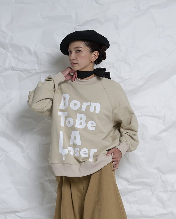 THOMAS MAGPIE(トーマスマグパイ)|C/T Sweat Tops(Small)『Born To Be A Loser』|2271851