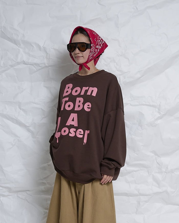 THOMAS MAGPIE(トーマスマグパイ)|C/T Sweat Tops(BIG)『Born To Be A Loser』|2271856