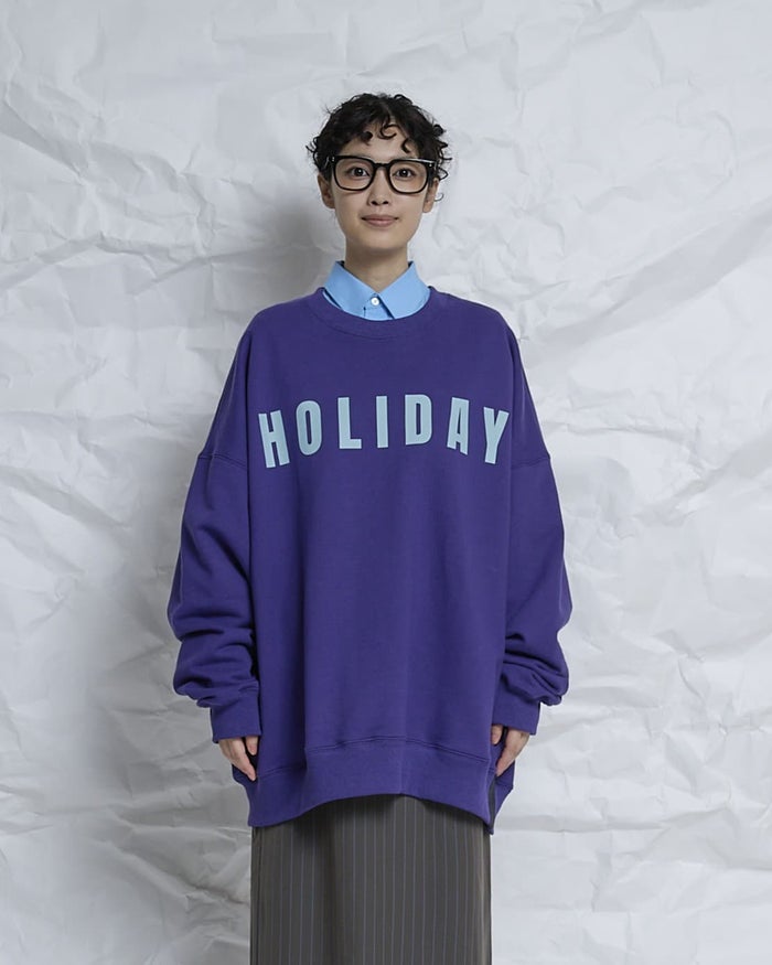 THOMAS MAGPIE(トーマスマグパイ)|C/T Sweat Tops(BIG)『HOLIDAY』|2271858