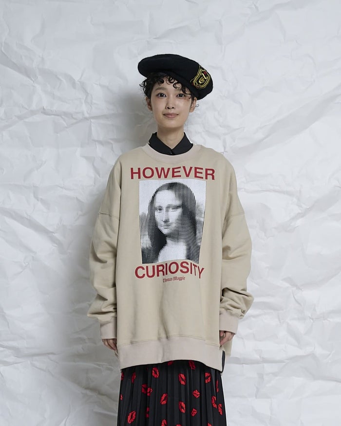 THOMAS MAGPIE(トーマスマグパイ)|C/T Sweat Tops(BIG)『HOWEVER CURIOSITY』|2271859