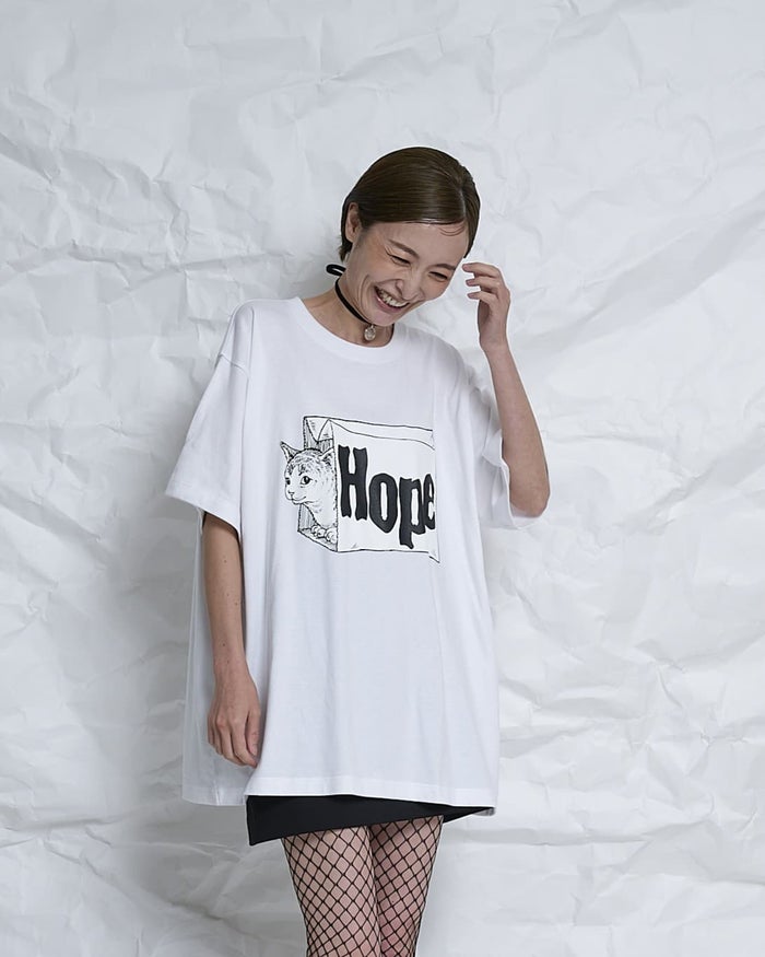 THOMAS MAGPIE(トーマスマグパイ)|30/2スーパー度詰め天竺Tシャツ(BIG)『Hope』|2271901