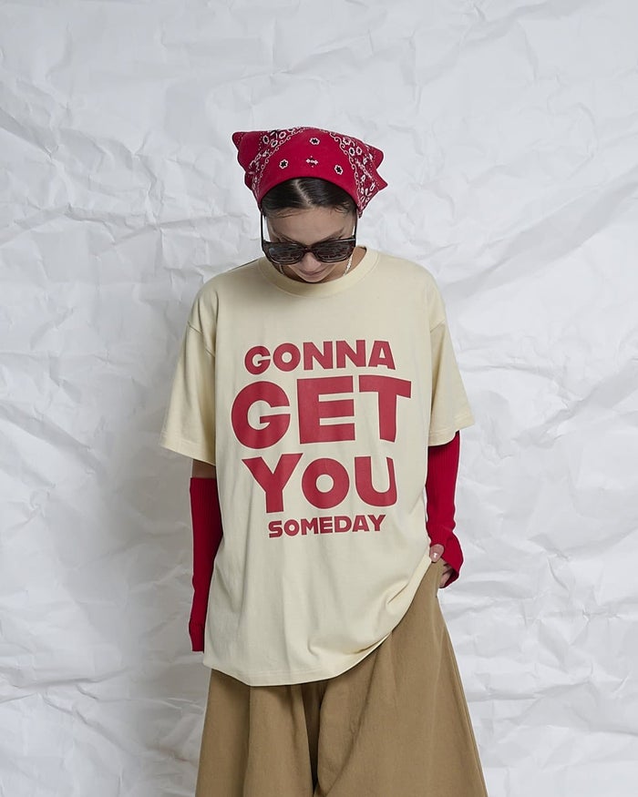 THOMAS MAGPIE(トーマスマグパイ)|30/2スーパー度詰め天竺Tシャツ(BIG)『GOONA GET YOU SOMEDAY』|2271903