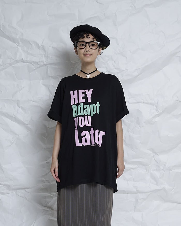 THOMAS MAGPIE(トーマスマグパイ)|30/2スーパー度詰め天竺Tシャツ(BIG)『HEY Adapt you Later』|2271904