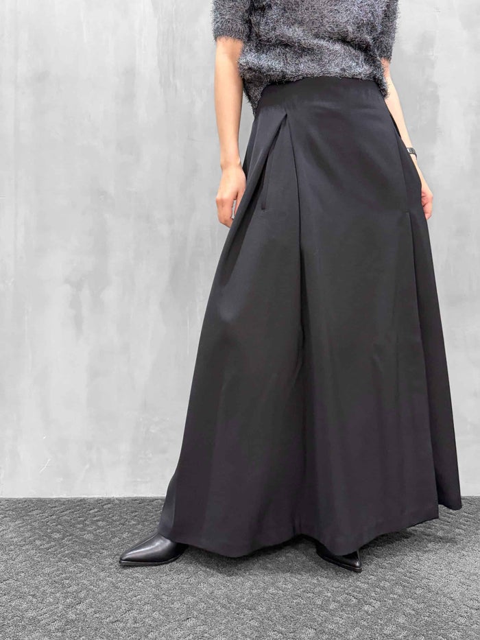 beautiful people(ビューティフルピープル)|TW doeskin figure-eight long skirt|1646107409