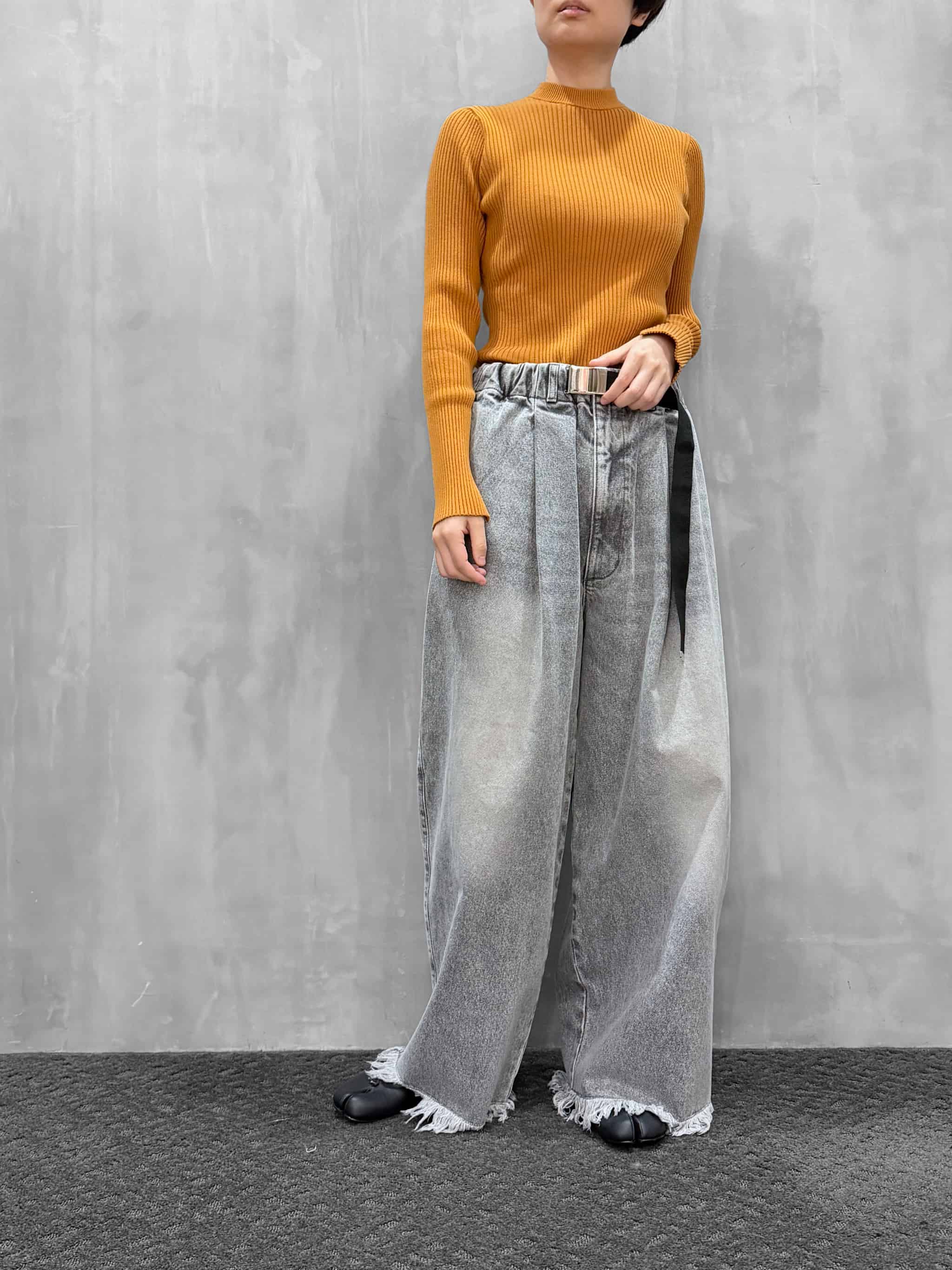 FORFORMO（フォルフォルモ）｜High Stretch Lib Knit Tops｜726314
