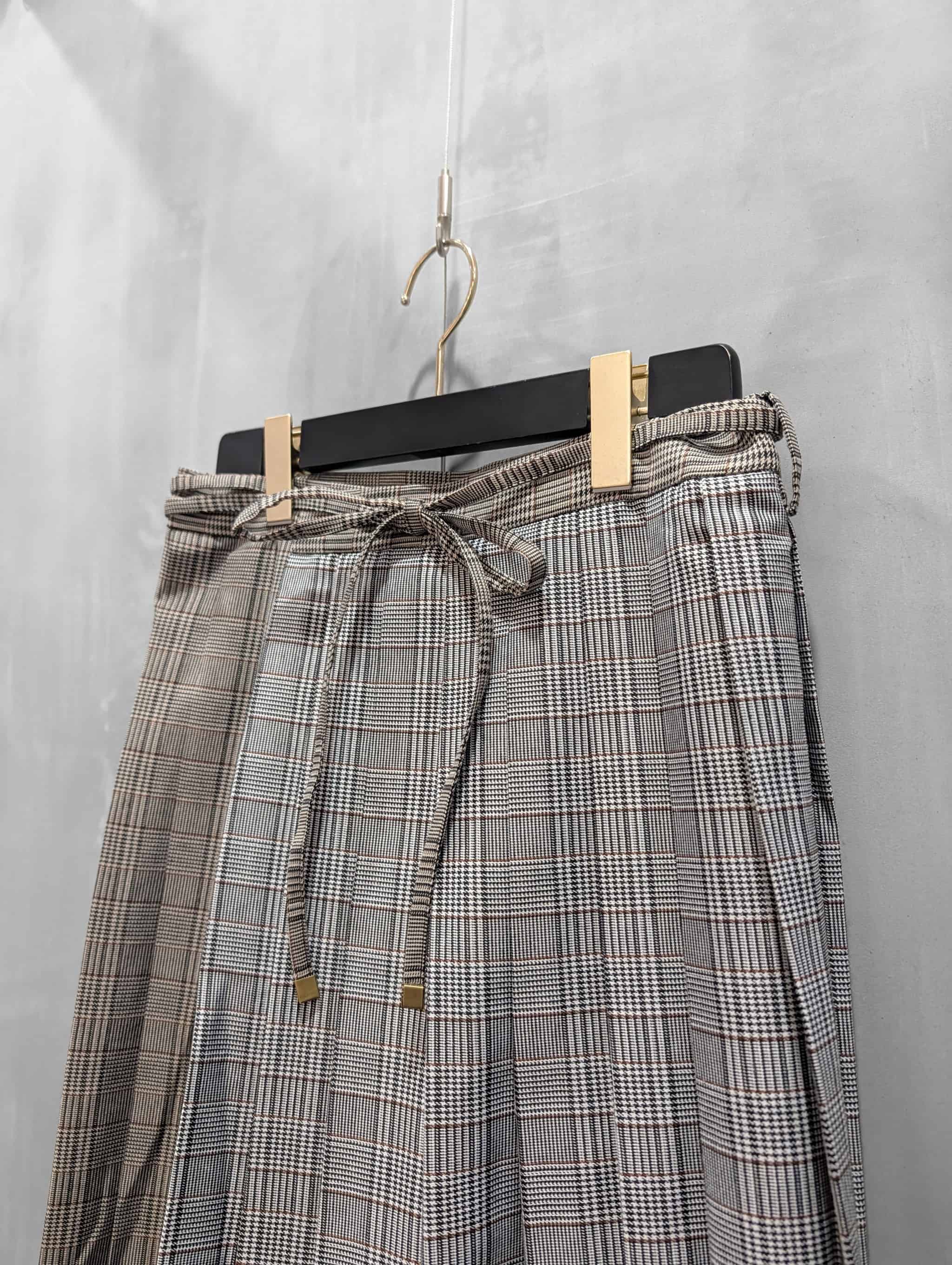 THOMAS MAGPIE（トーマスマグパイ）｜Glen CHECK Layered Skirt