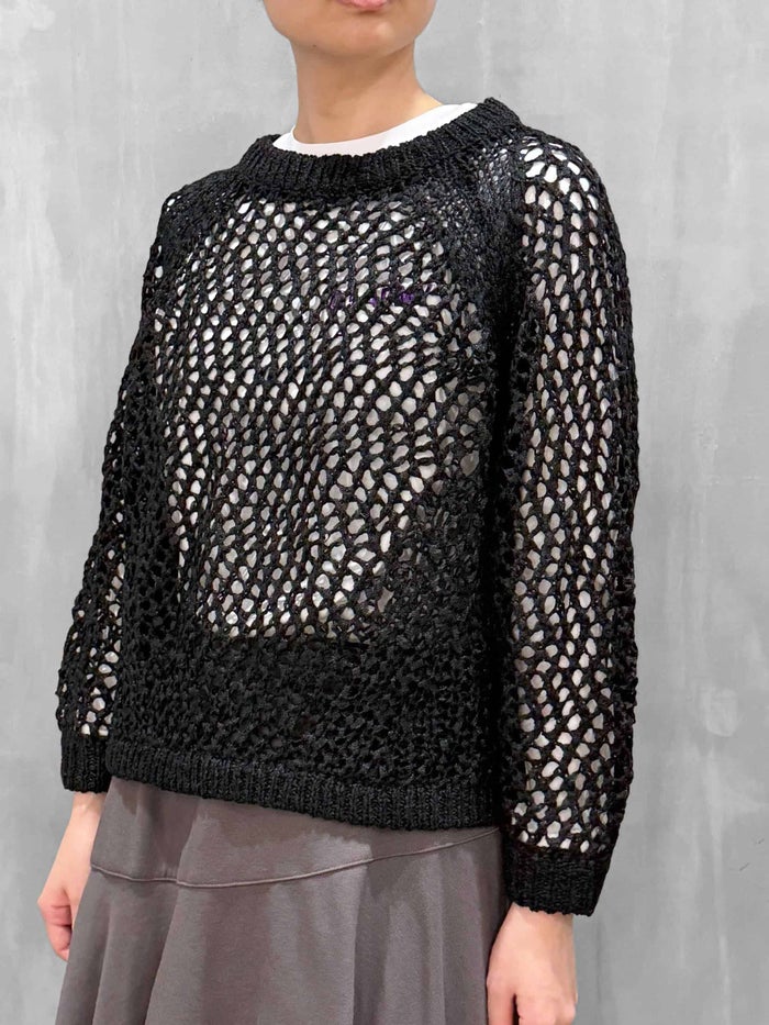 THOMAS MAGPIE(トーマスマグパイ)|3G Mesh Knit Pullover|2263707