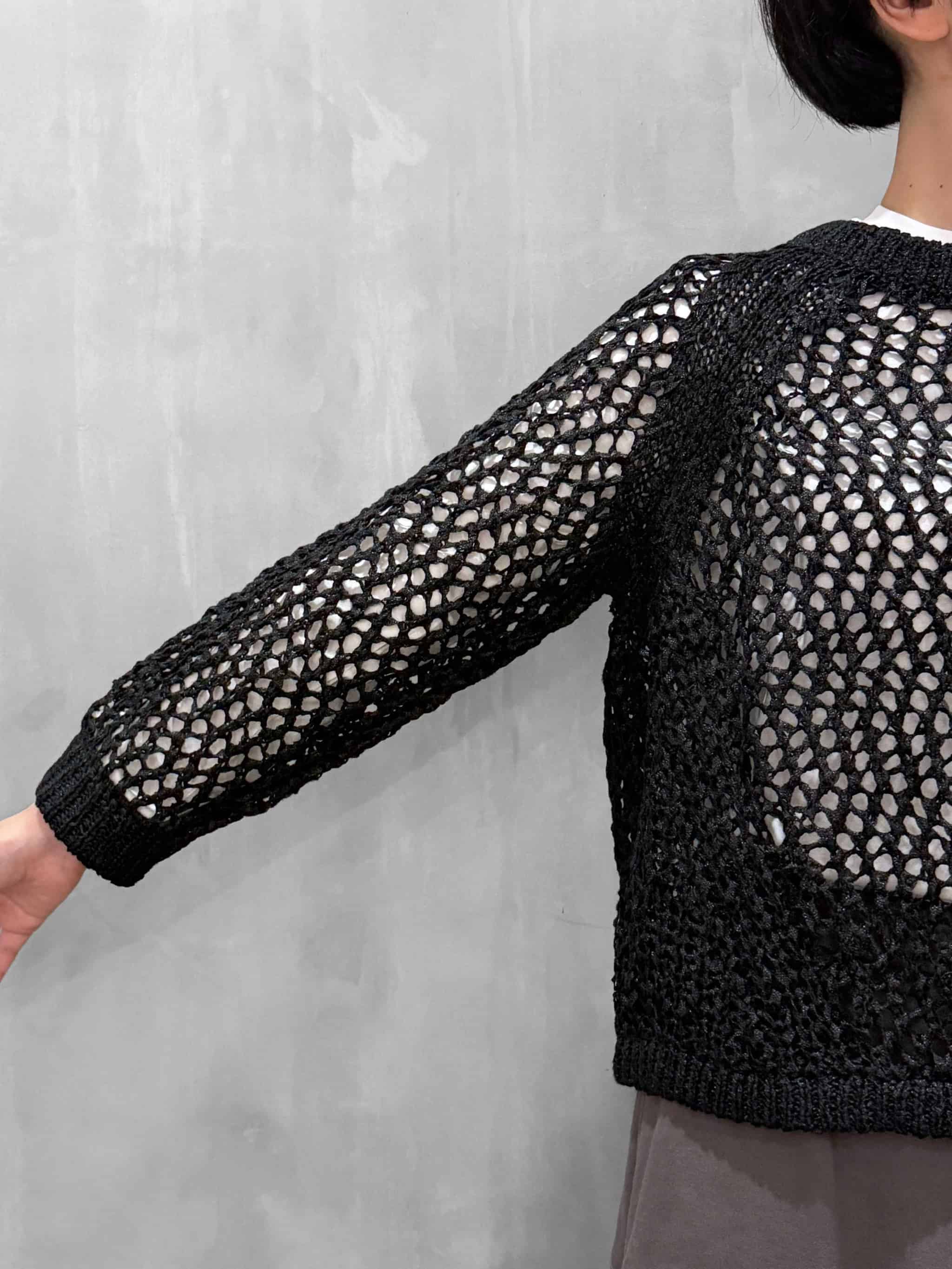 THOMAS MAGPIE（トーマスマグパイ）｜3G Mesh Knit Pullover｜2263707