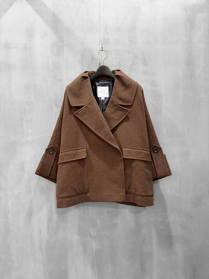 FORFORMO(フォルフォルモ)|Volume Wide Wool Coat|726319