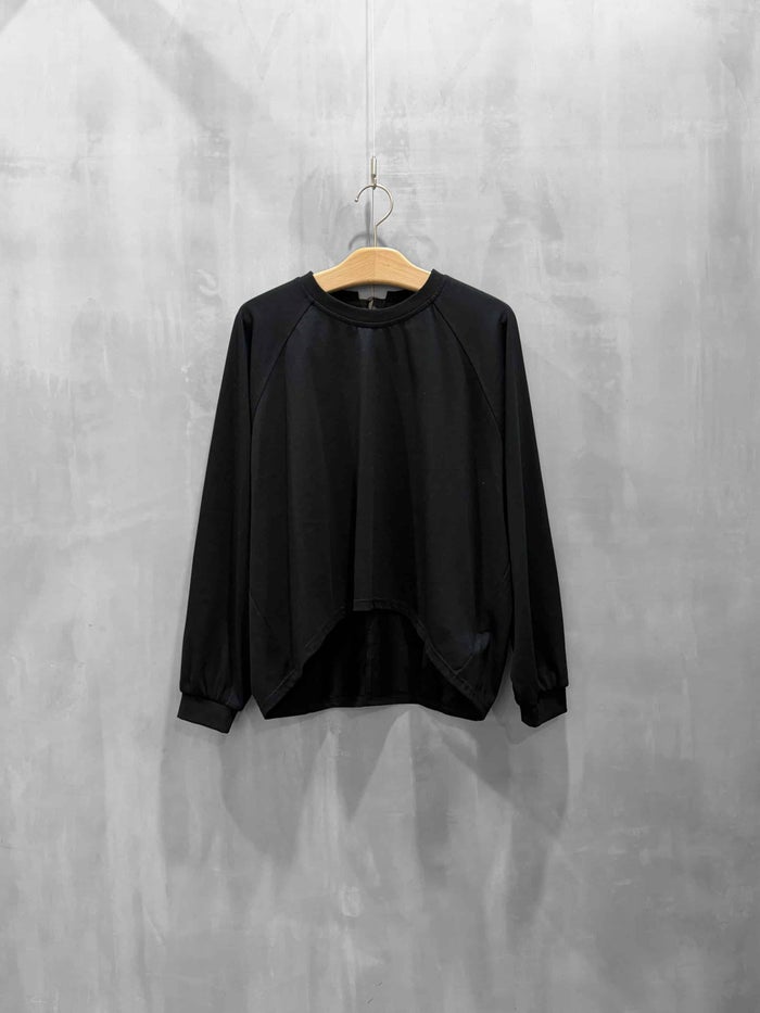 HERENCIA(ヘレンチア)|Back Ribbon Raglan Sleeve Tops|H526318