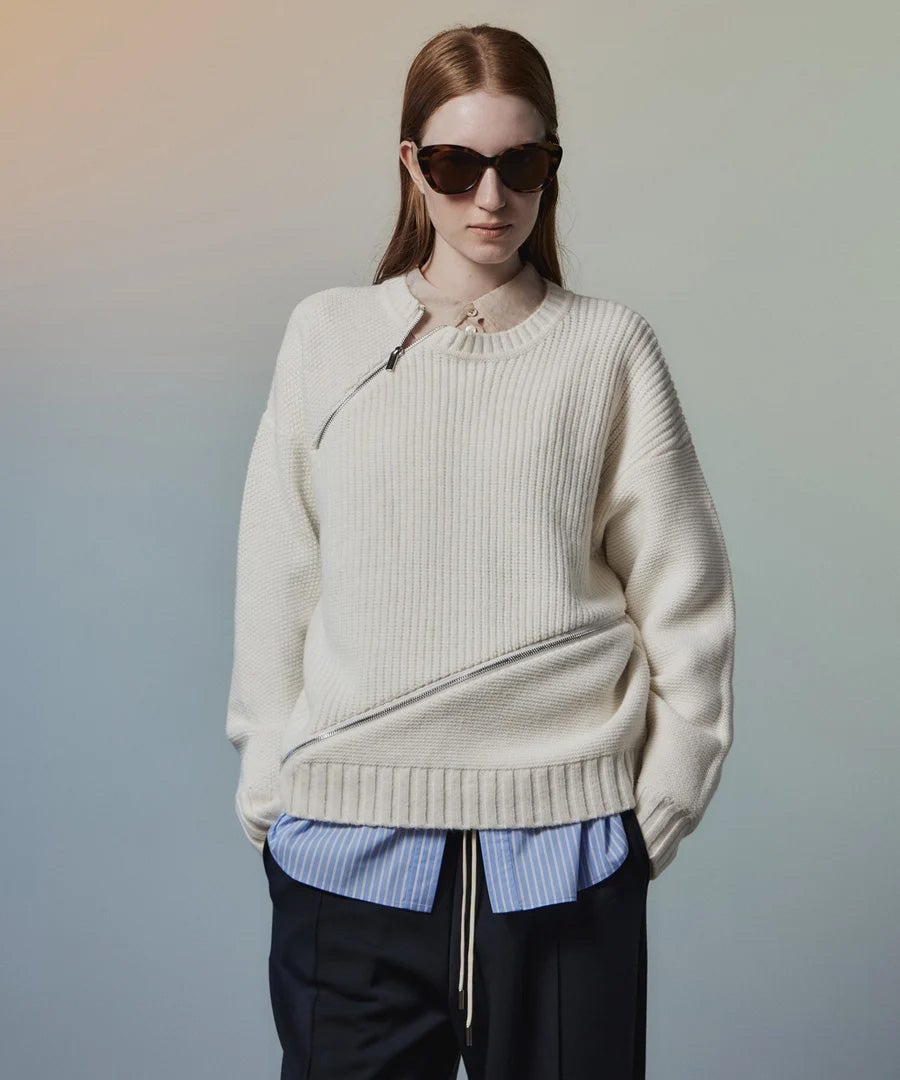 MAISON SPECIAL（メゾンスペシャル）｜Zipper Knit｜21262366001 | MFG