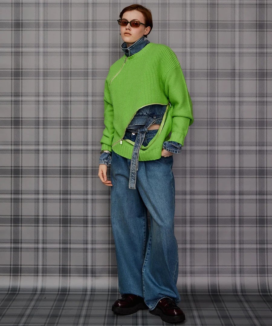 MAISON SPECIAL（メゾンスペシャル）｜Zipper Knit｜21262366001 | MFG