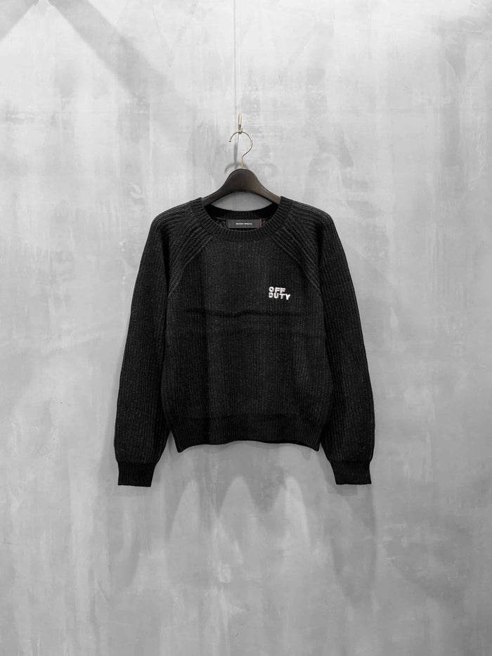 MAISON SPECIAL(メゾンスペシャル)|OFF DUTY Logo Knit|21262366302